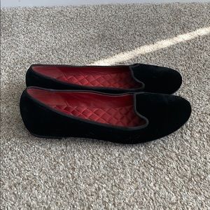 Cole Haan Nike Air Black Velvet Loafers Flats